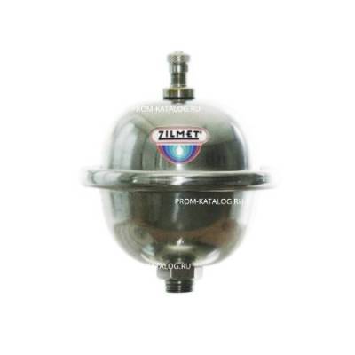 Гидроаккумулятор настенный вертикальный Zilmet INOX-PRO - 0,16 л. (с несменной мембраной)